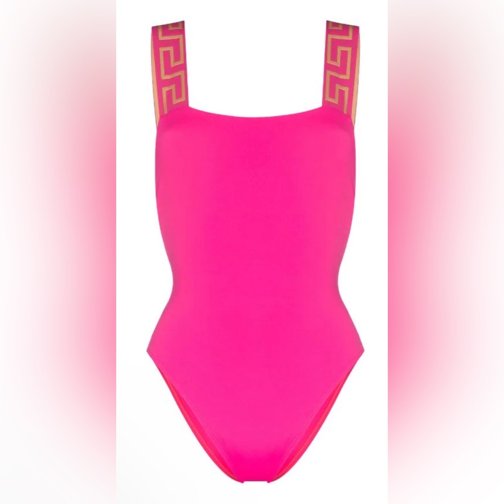 Barbie Pink Versace swimsuit
